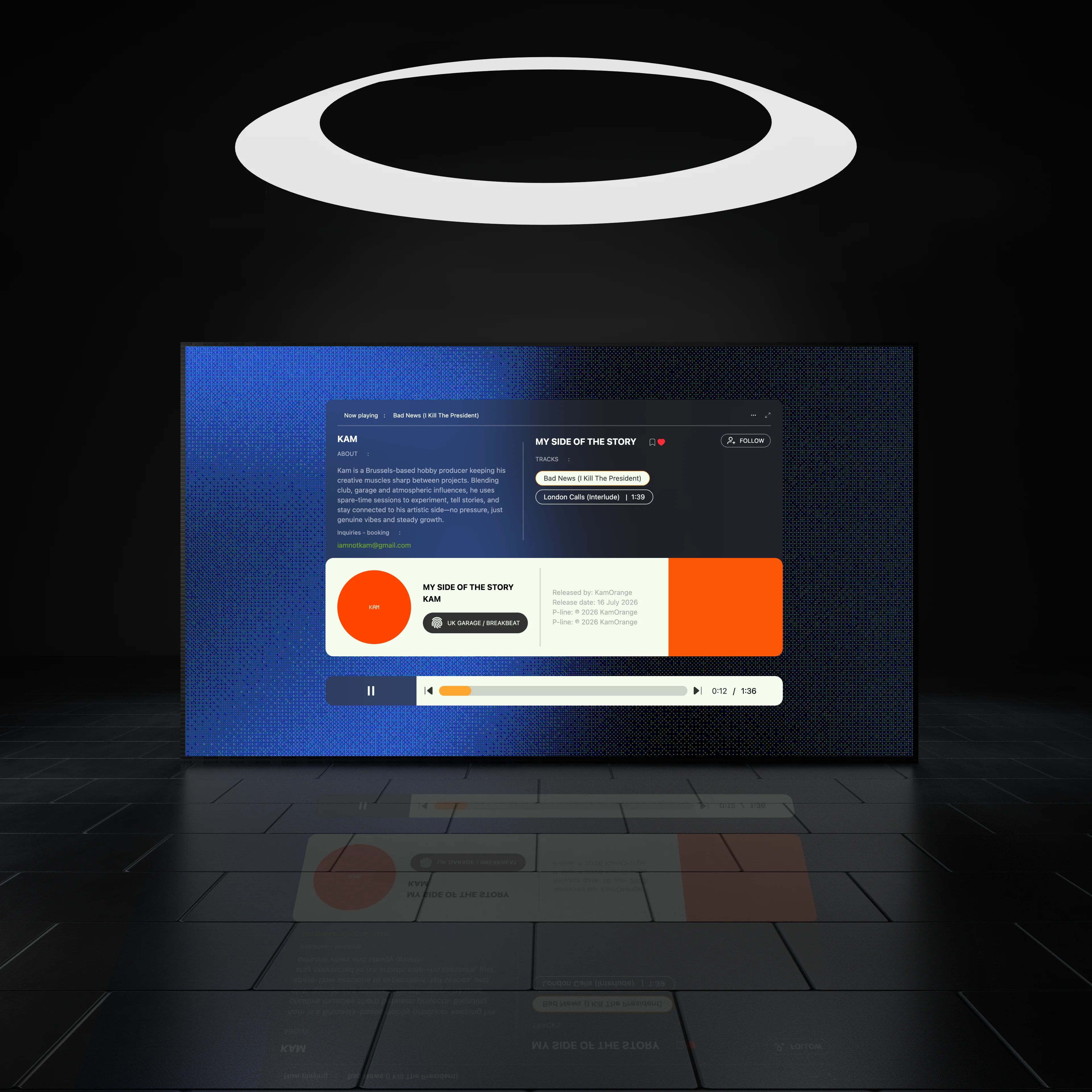 Music Player - Interactive Component